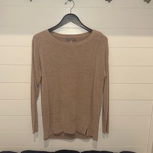 Barefoot Dreams Cozychic Ultra Lite Crewneck  Pullover - Beige/Tan - M